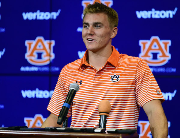 [LISTEN] Gus Malzahn and Bo Nix speak with the media after naming the Tigers’ starting quarterback