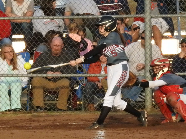 Aggie softball routs Horseshoe Bend