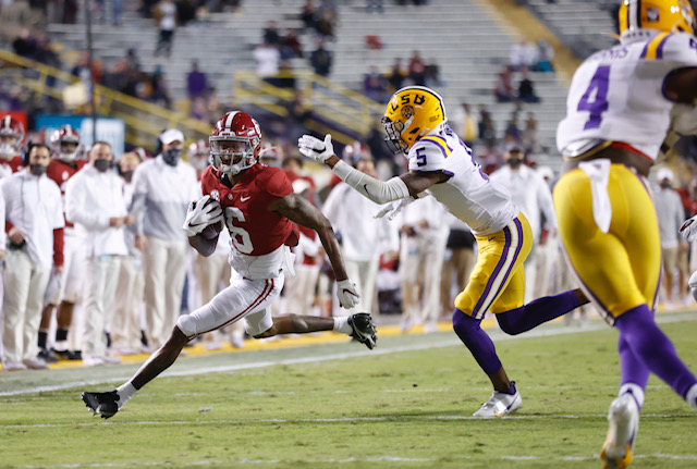 No. 1 Alabama Football downs LSU, 55-17, in Baton Rouge Saturday night