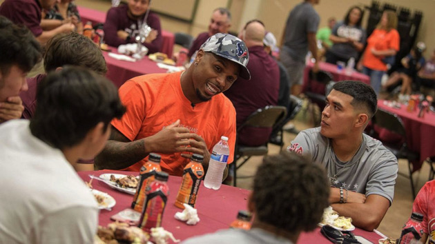 Houston Texans surprise Uvalde football team ahead of first home game