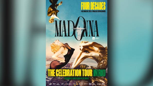 Madonna to end Celebration Tour with free concert in Rio de Janeiro, Brazil, in May