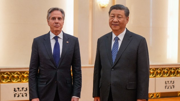 Secretary of State Antony Blinken meets with President Xi of China