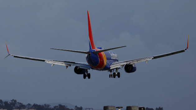 Las Vegas-bound Southwest flight grounded due to engine fire