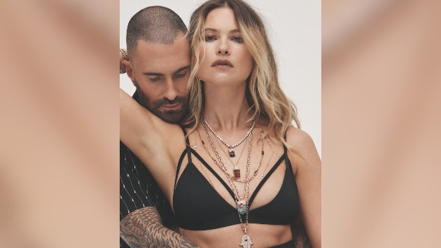 Adam Levine and wife Behati Prinsloo co-star in steamy new jewelry campaign