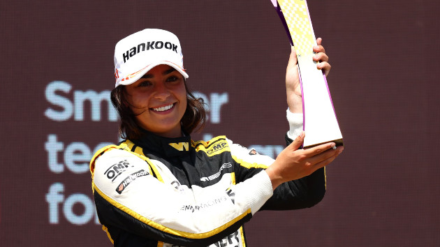 Race car driver Jamie Chadwick has dreams of making Formula One circuit, helping to break gender barriers