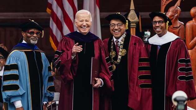 Biden faces silent protests at Morehouse commencement