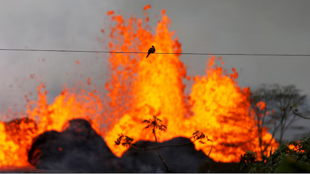 Kilauea, active Hawaiian volcano, could erupt like a stomp-rocket toy, new study suggests