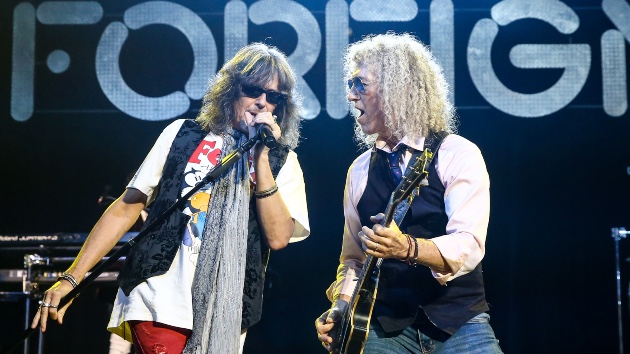 Buying a Foreigner T-shirt could win you a custom Harley Davidson