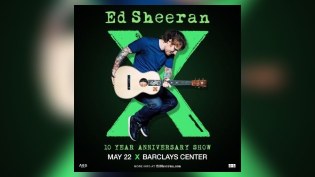 Ed Sheeran announces 10th anniversary edition of X, NYC anniversary show