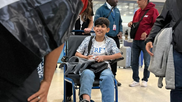 Four children injured in Gaza amid Israel-Hamas war arrive in US for medical treatment