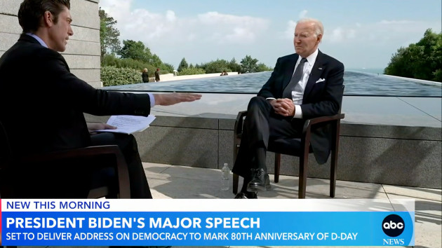 Biden to offer forceful defense of democracy in Normandy speech commemorating D-Day