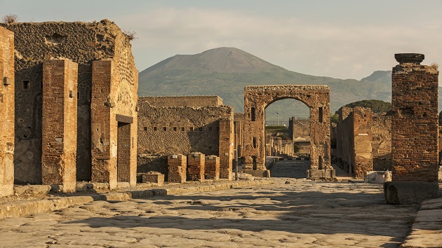 Pompeii excavation unveils rare blue room believed to be an ancient shrine