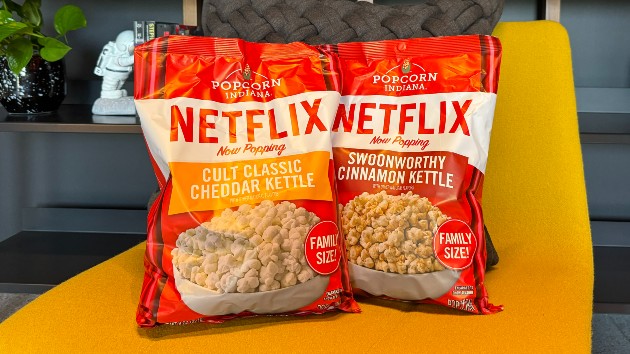 Netflix popping up with its own branded popcorn line