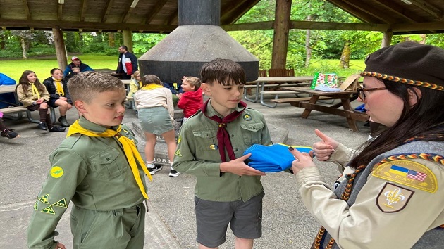 Children who fled Russian invasion find community in Ukrainian scouting organization in Canada