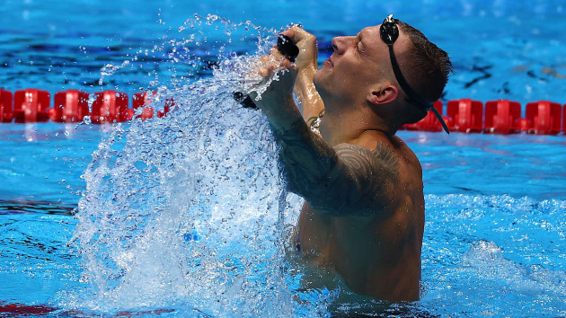 Seven-time gold medalist swimmer Caeleb Dressel talks pressures of the Paris Olympics spotlight in and out of the pool