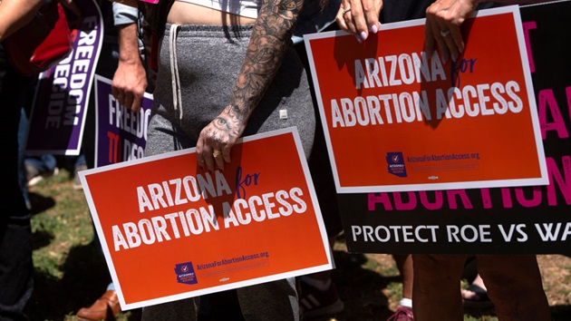 Arizona abortion rights group submits signatures needed for ballot measure