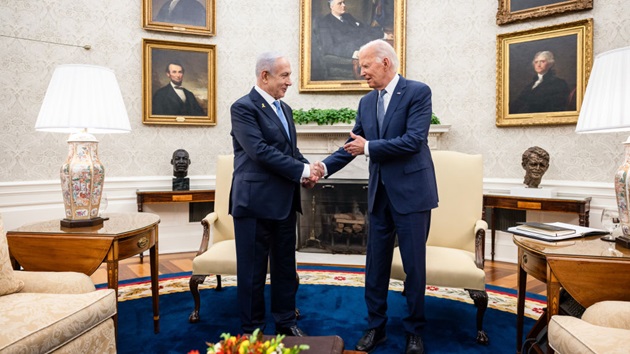 Netanyahu meets Biden amid political tensions, to speak with Harris later