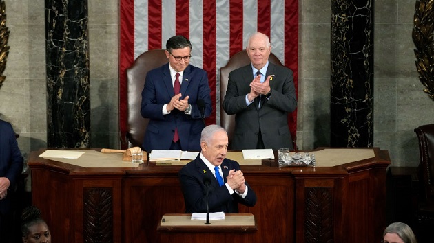 Netanyahu calls on Congress to give bipartisan support of Israel