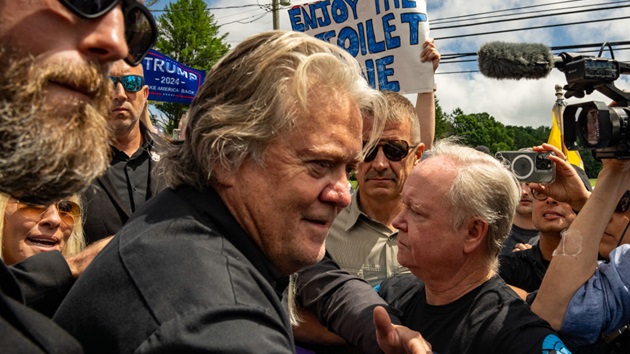 Steve Bannon reports to prison for contempt of Congress sentence