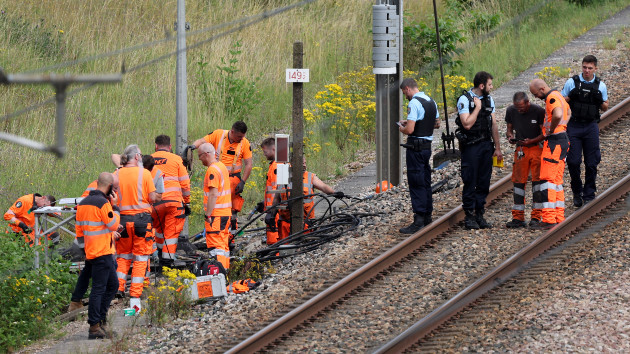 France train lines hit by arson attacks just hours before 2024 Paris Olympics opening ceremony