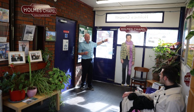 Wax figure of Harry Styles installed in UK bakery where he used to work