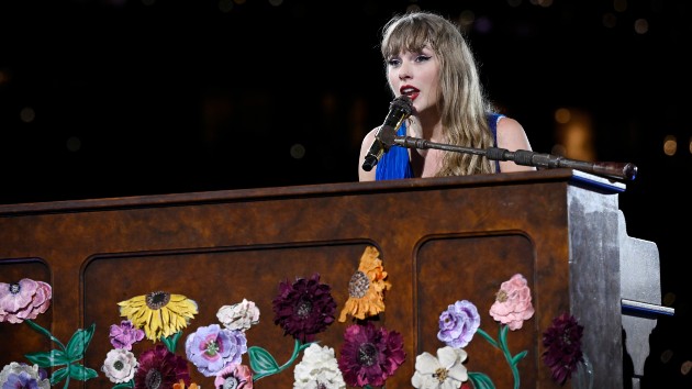 Travis Kelce seems touched by Taylor Swifts emotional songs at Amsterdam show