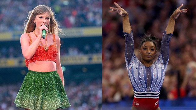 Taylor Swift reacts to gymnast Simone Biles setting her routine to “…Ready for It?”