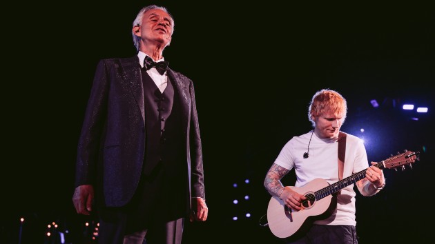 Ed Sheeran, Shania Twain, Lauren Daigle, more to appear in Andrea Bocelli concert film