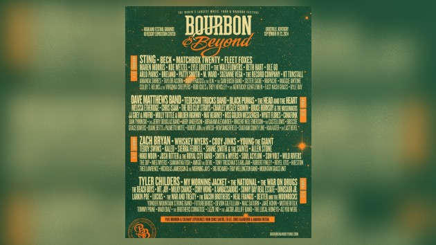 Sting to headline Bourbon & Beyond Festival