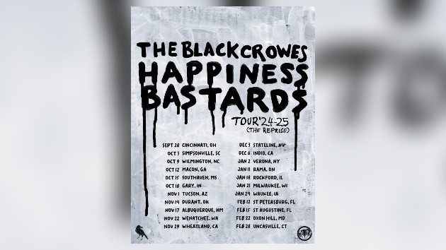 The Black Crowes announce dates for Happiness Bastards Tour (The Reprise)