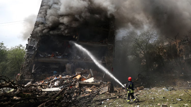 Massive barrage of Russian missiles target Ukraine, killing 21 and striking childrens hospital