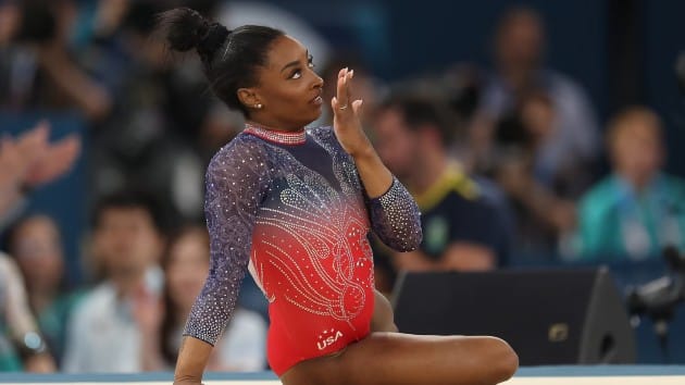 Simone Biles misses gold, but adds 11th career Olympic medal in floor exercise; Jordan Chiles takes surprise bronze