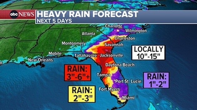 Hurricane Warning in effect for Floridas Big Bend as Tropical Storm Debby approaches