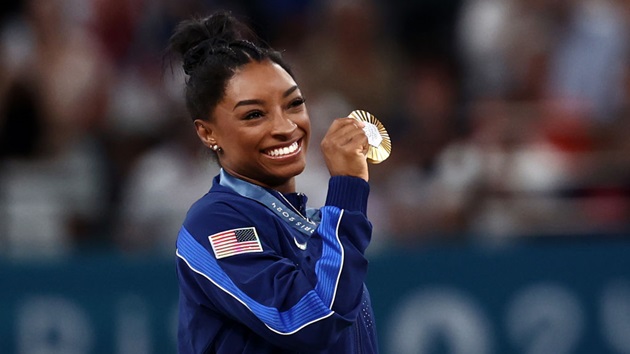 Simone Biles takes apparent jab at Donald Trump: I love my black job