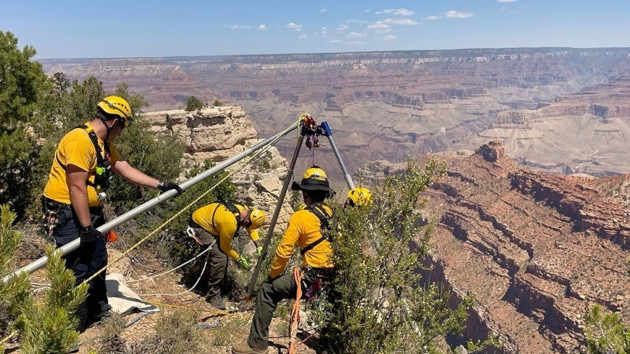 Twenty-year-old man falls 400 feet to his death from rim of Grand Canyon